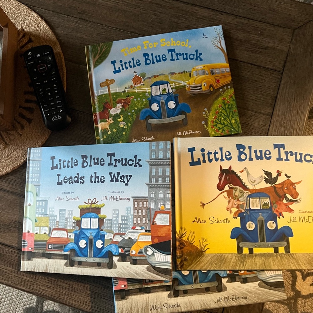 Blue and Yellow Little Blue Truck Book Series